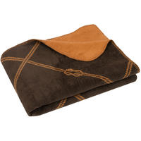 KUSCHELDECKE, 150x200 cm, 60% Baumwolle, 40% Polyacryl, Braun - Braun, Naturmaterialien (150/200cm) - Zollner