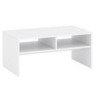 COUCHTISCH Agnes weiß 90 / 51 / 41cm - Weiß, Holz/Holzwerkstoff (51/90/41cm) - Feldmann-Wohnen