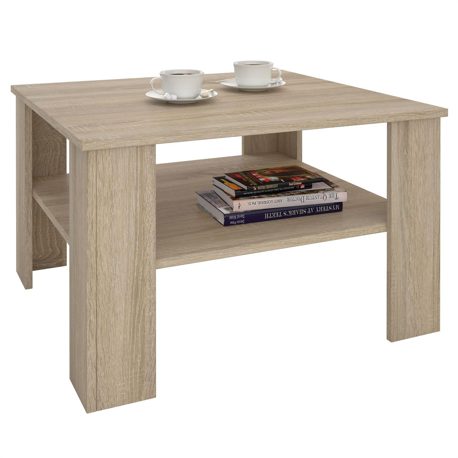 CARO-Möbel Couchtisch Sonoma Eiche 68x41x68 cm