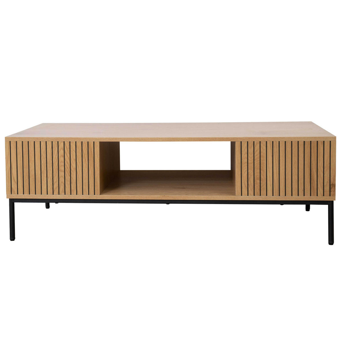 COUCHTISCH, Beigefarbe - Beige, Holz (60/39/120cm) - Oviala