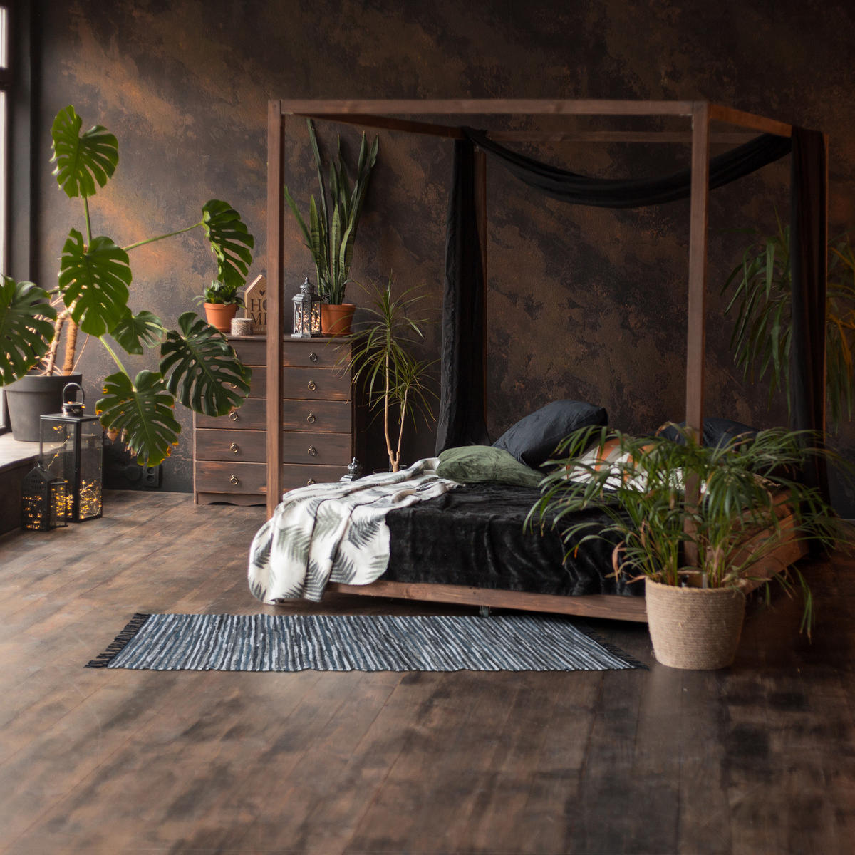FLICKENTEPPICH - Grau, Leder/Textil (200/80cm) - Relaxdays