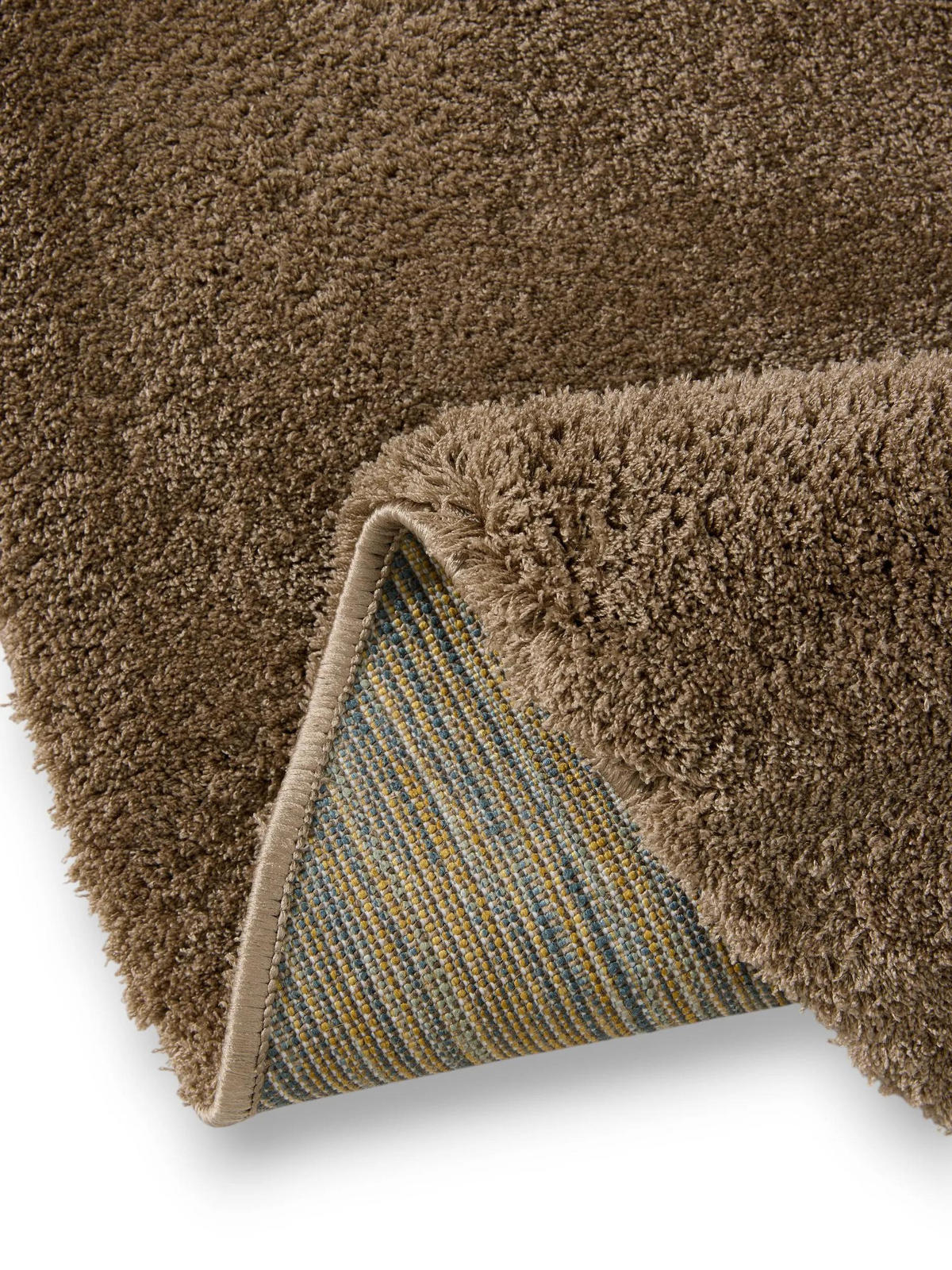 HOCHFLORTEPPICH rund Soda Beige ø 200 cm rund - Beige, Textil (200/200cm) - benuta Nest