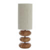 TISCHLAMPE Danialo Braun Ø22/67,5 cm - Braun, Metall (22/22/67.5cm) - Light & Living