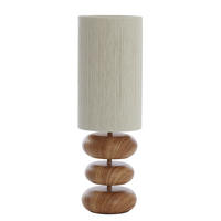 TISCHLAMPE Danialo Braun Ø22/67,5 cm - Braun, Metall (22/22/67.5cm) - Light & Living