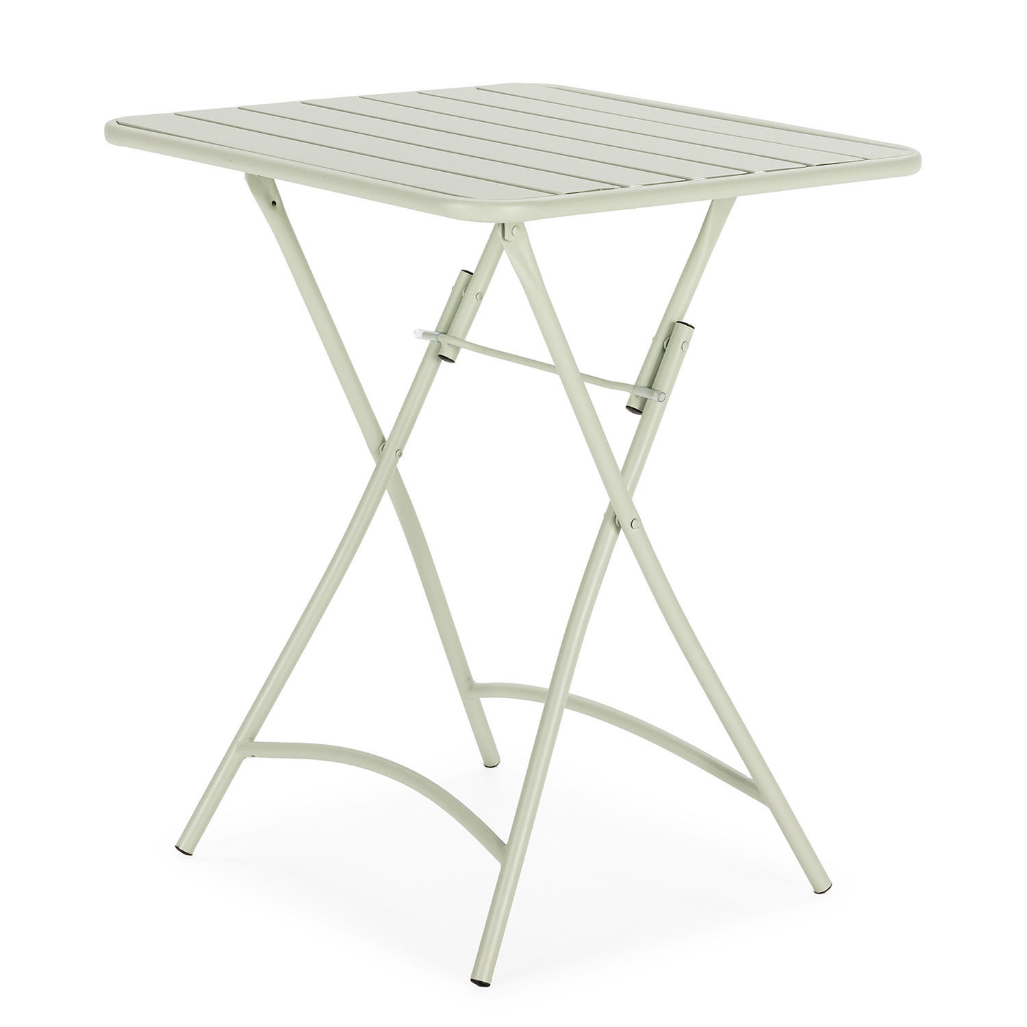 GARTENKLAPPTISCH Perla 60/60/74 cm Metall - Grün, Metall (60/60/74cm) - VS Venta-stock