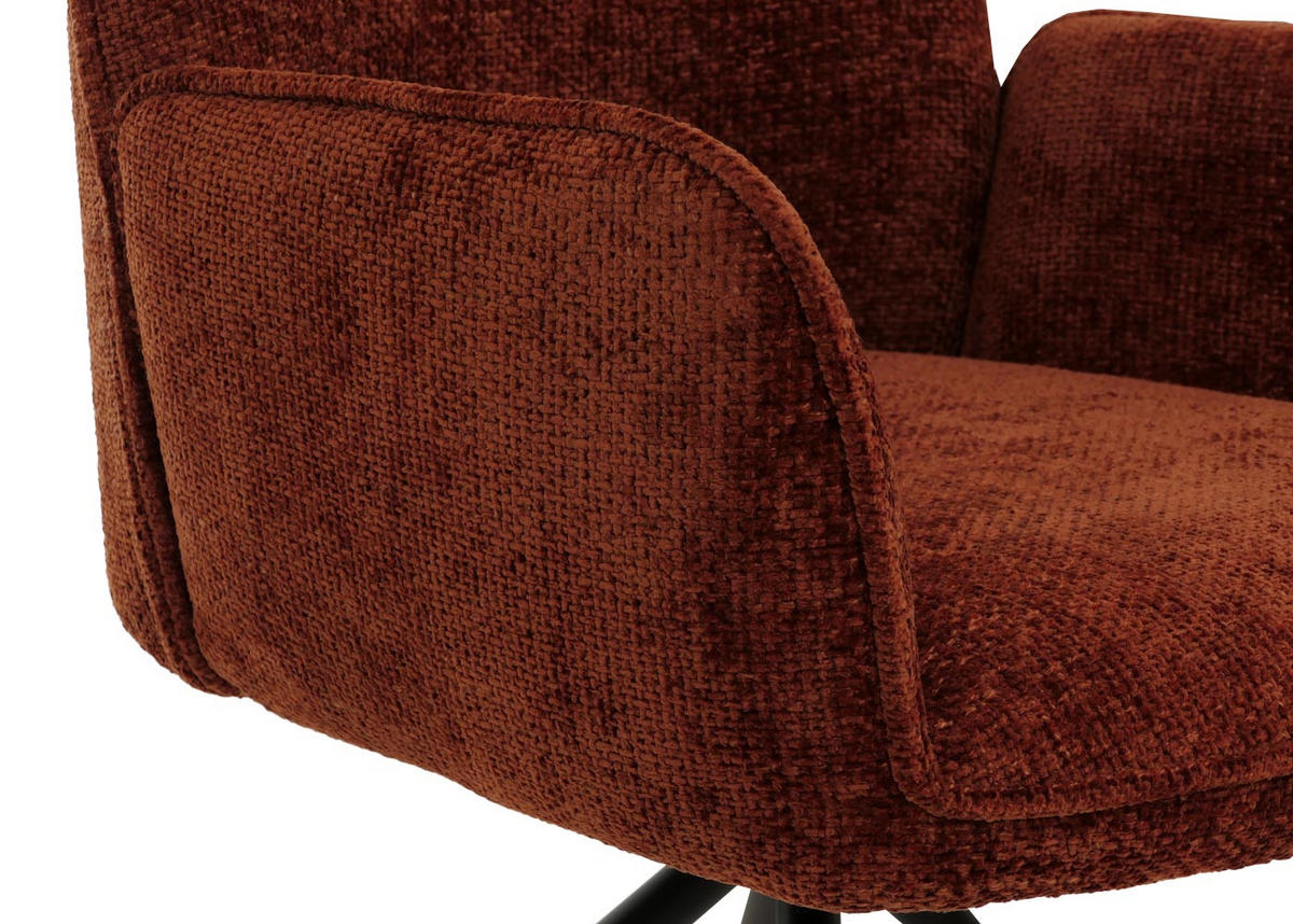 ESSZIMMERSTUHL Rot, Schwarz - Rot/Schwarz, Textil (60/86/60cm) - MCW