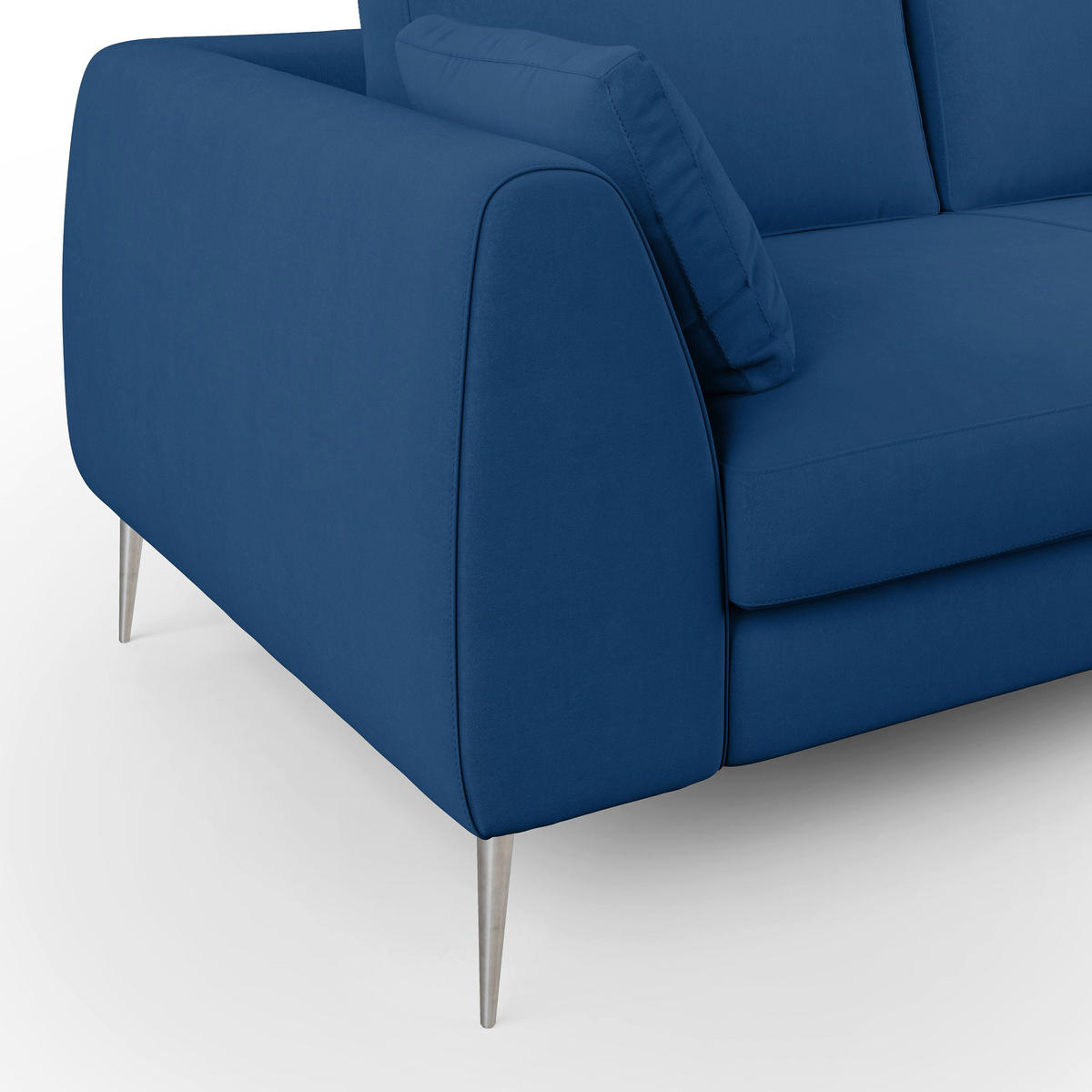LINEARSOFA Plano - Blau, Textil (216/86/102cm) - Divani.store