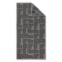 HANDTÜCHER BARS ALLOVER 1723 PLATIN - 77 - Grau, Textil (50/100cm) - Joop!
