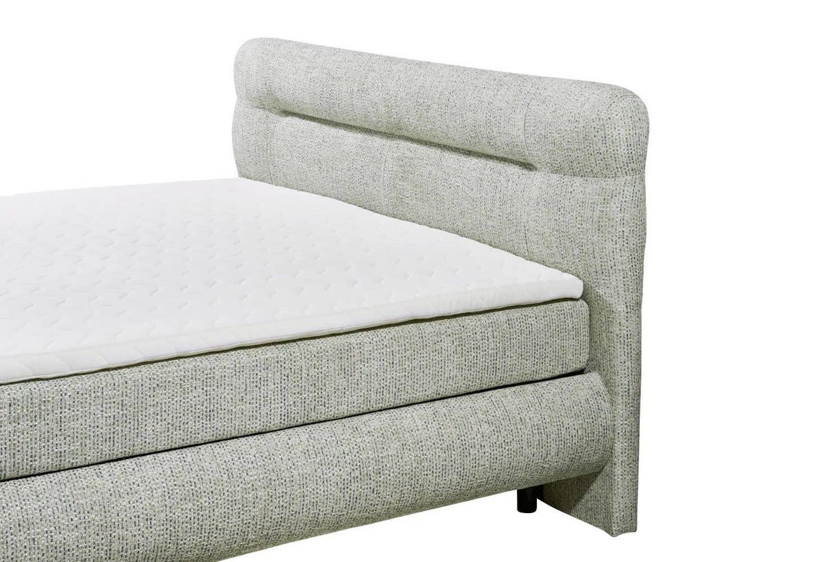 BOXBETT 180x200 inkl. Topper und Bettkasten - Schwarz/Weiß, Holz/Kunststoff (180/200cm) - ed exciting design