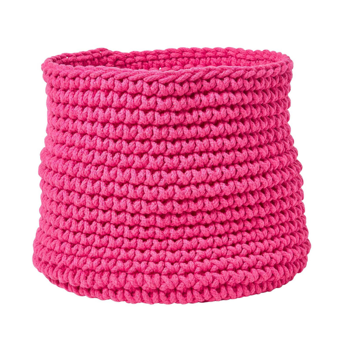AUFBEWAHRUNGSKORB Baumwolle 42/37 cm - Pink, Textil (42/42/37cm) - Homescapes