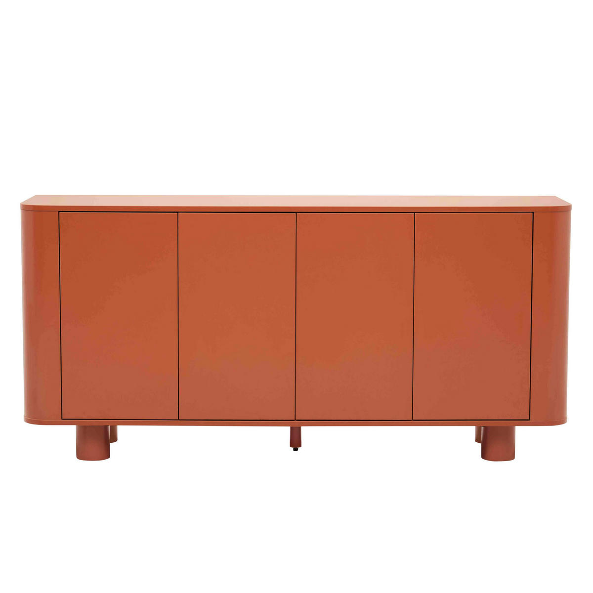 SIDEBOARD 160 cm, Terrakotta - Rot/Orange, Holz (40/75/160cm) - Oviala