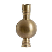 VASE Kavansi Bronze 21/21/60 cm - Bronzefarben, Metall (60cm) - Light & Living