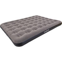 LUFTBETT Luftmatratze Camping CloudCoil grau 203x152x22cm - Grau, Kunststoff (152/203cm) - Avenli