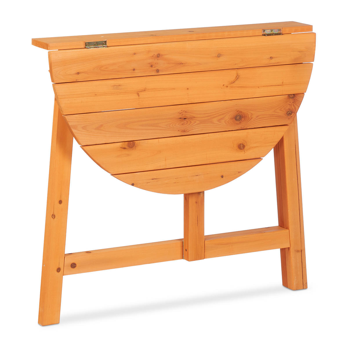 KLAPPTISCH - Hellbraun, Holz (50/80/74cm) - Relaxdays