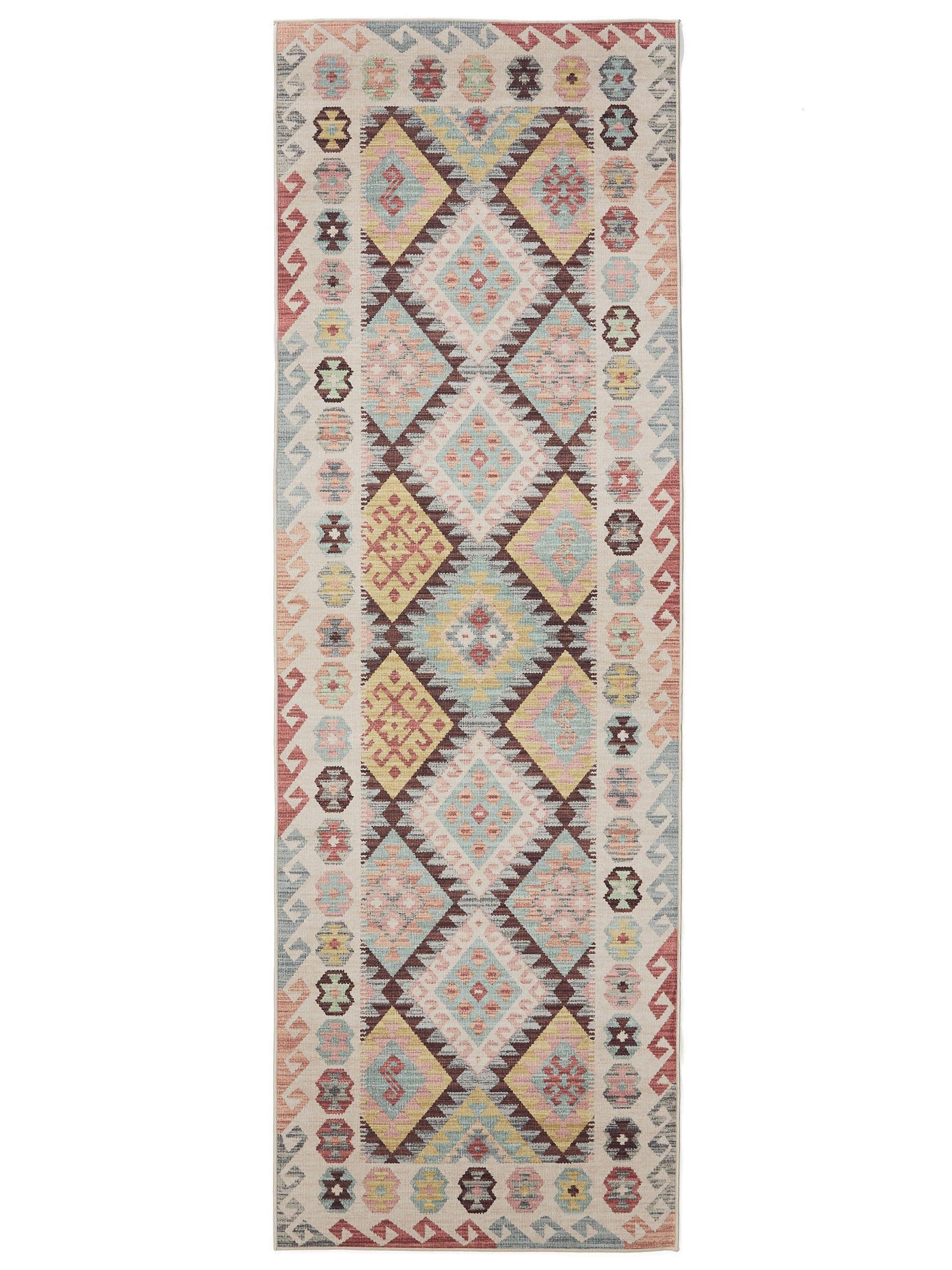 VINTAGE-LÄUFER George waschbar 80x240 cm - Multicolor, Kunststoff (80/240cm) - benuta