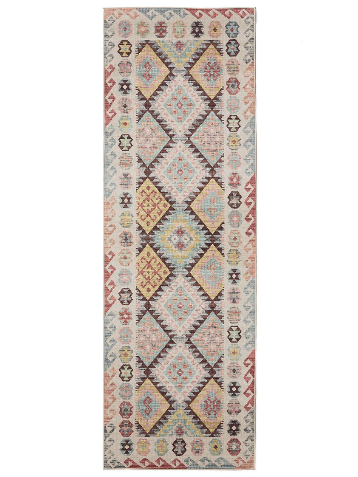 VINTAGE-LÄUFER George waschbar 80x240 cm - Multicolor, Kunststoff (80/240cm) - benuta