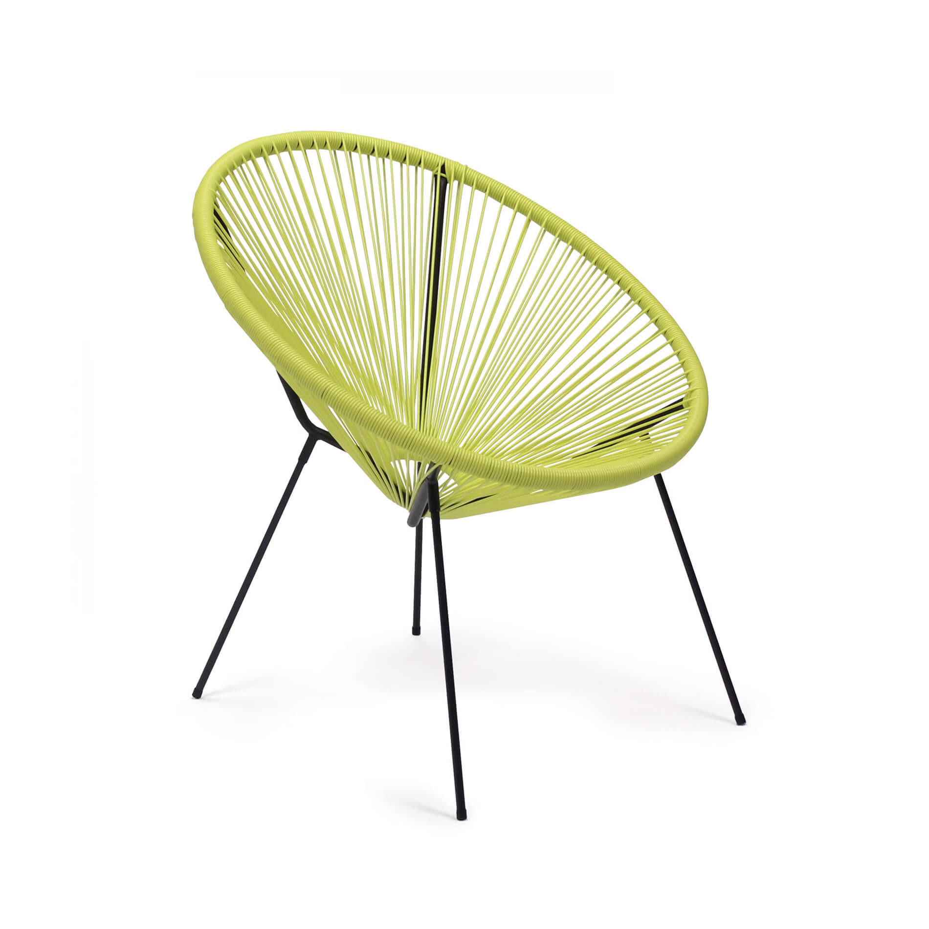 GARTENSTUHL Gelb 70/76/80 cm - Gelb, Metall (70/80/76cm) - Mobili Rebecca