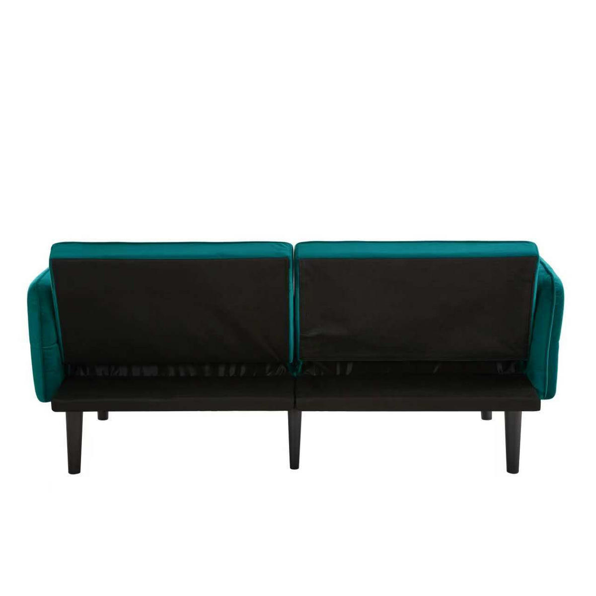 SOFA 2-Sitzer 176/78/76 cm Antikblau Grün - Grün, Textil (78/76/176cm)