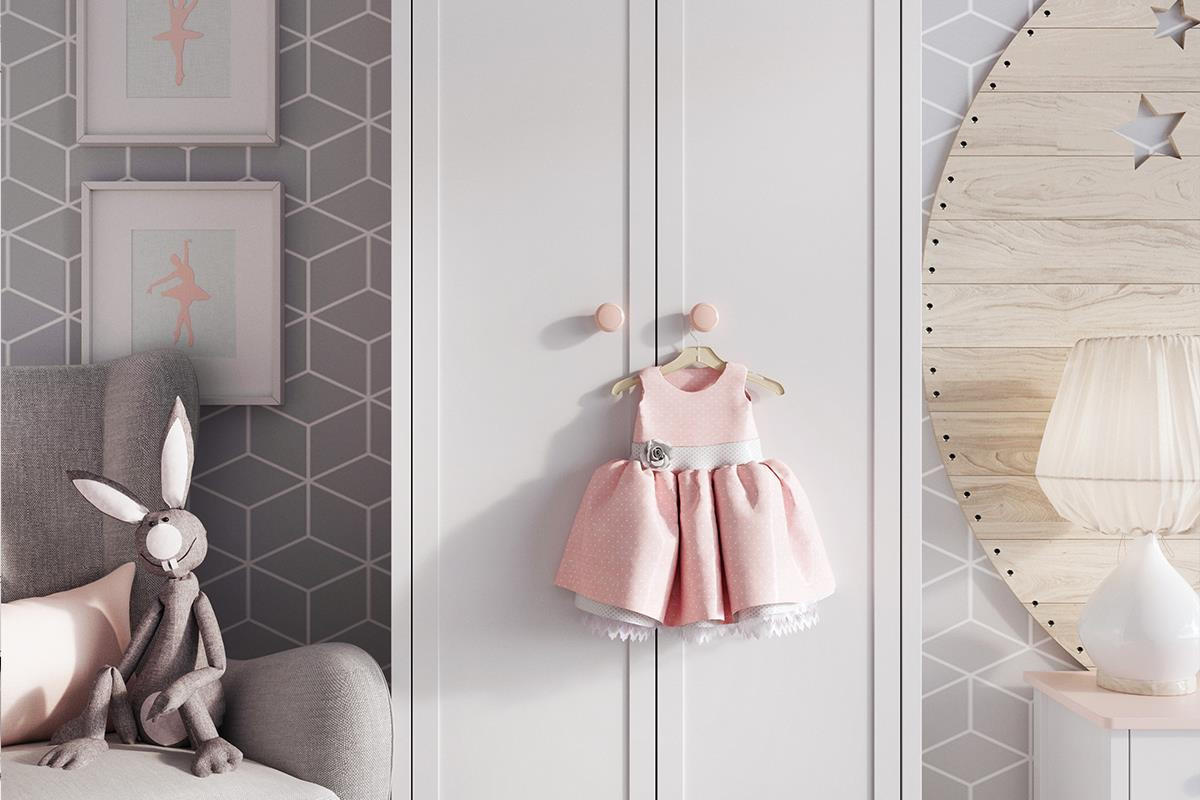 KINDERSCHREIBTISCH GIGLU - Weiß, Holzwerkstoff (110/76/52cm) - KONSIMO®