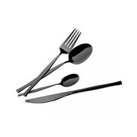 BESTECKSET Schwarz 30/20/8 cm BH3066 - Schwarz, Metall - Berlinger Haus