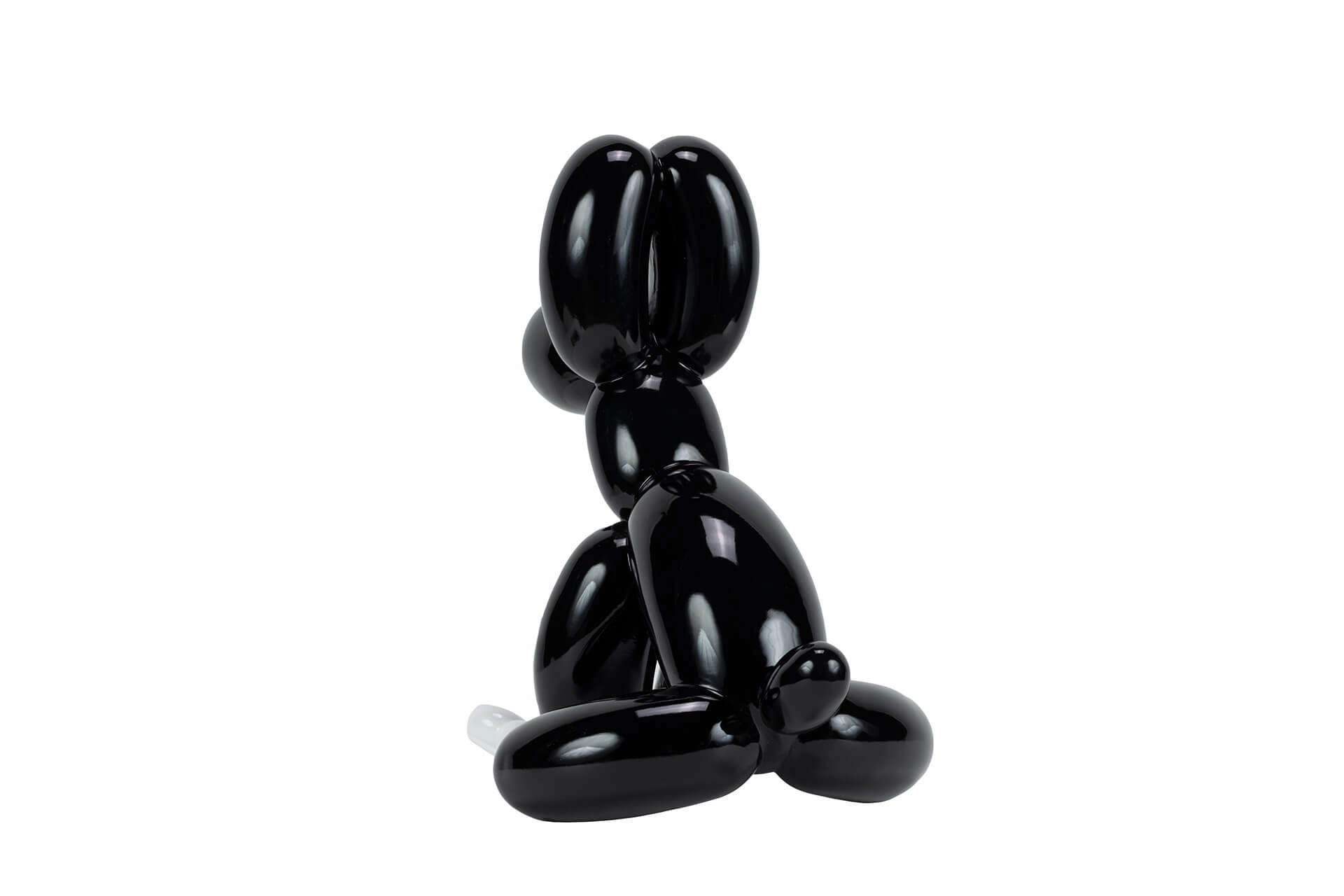 SKULPTUR Schwarz 30/28 cm - Schwarz, Stein (30/28/18cm) - KUNSTLOFT