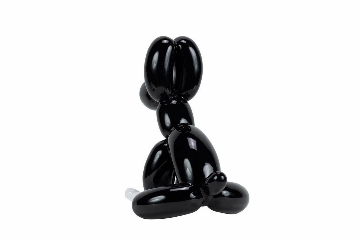 SKULPTUR Schwarz 30/28 cm - Schwarz, Stein (1.15/28/18cm) - KUNSTLOFT