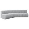ECKSOFA modulares Sofa Montra-L1 - 290x174x70 cm Grau - Grau, Holzwerkstoff/Textil (290/174cm) - ALTDECOR