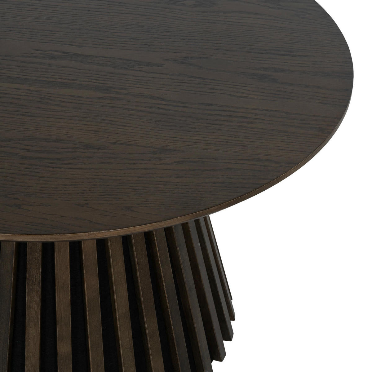COUCHTISCH rund Räuchereiche 80/80/45 cm - Braun, Holzwerkstoff (80/80/45cm) - Furnhouse