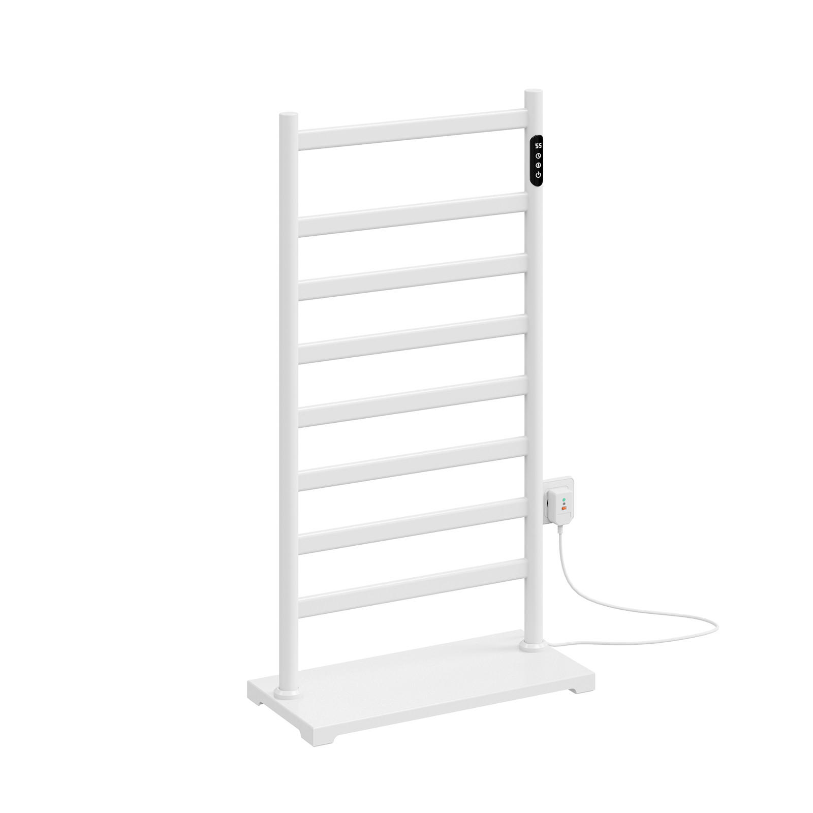 HANDTUCHHEIZKÖRPER elektrisch Standmodell Weiß 100/53/26 cm - Weiß, Metall (53/100/26cm) - EMKE