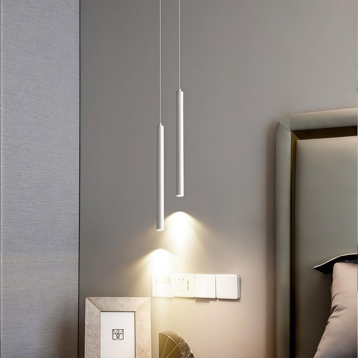 PENDELLEUCHTE LED Metall Weiß 2er-Set, Deckenlampe 30cm - Weiß, Metall (6/30/6cm) - Weltevree