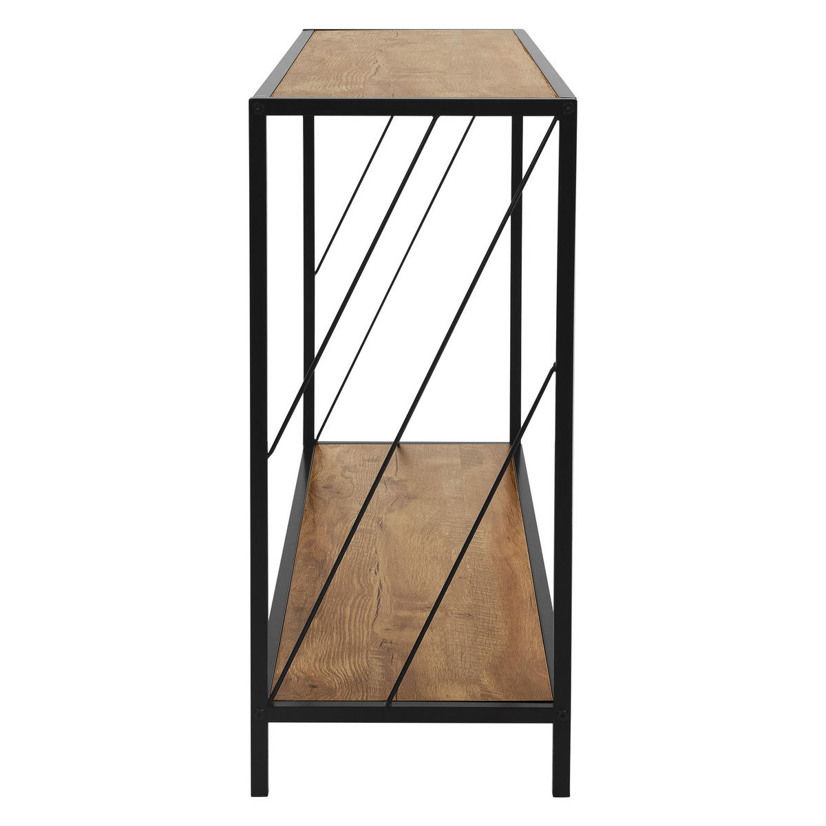 KONSOLENTISCH - Braun, Metall (120/33.5/75cm) - ML-DESIGN