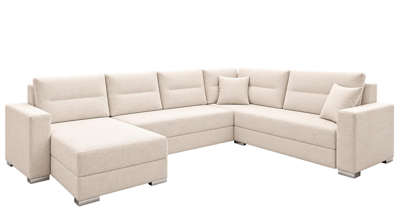 Wohnideebilder Wohnlandschaft Beige 314x90x217 cm