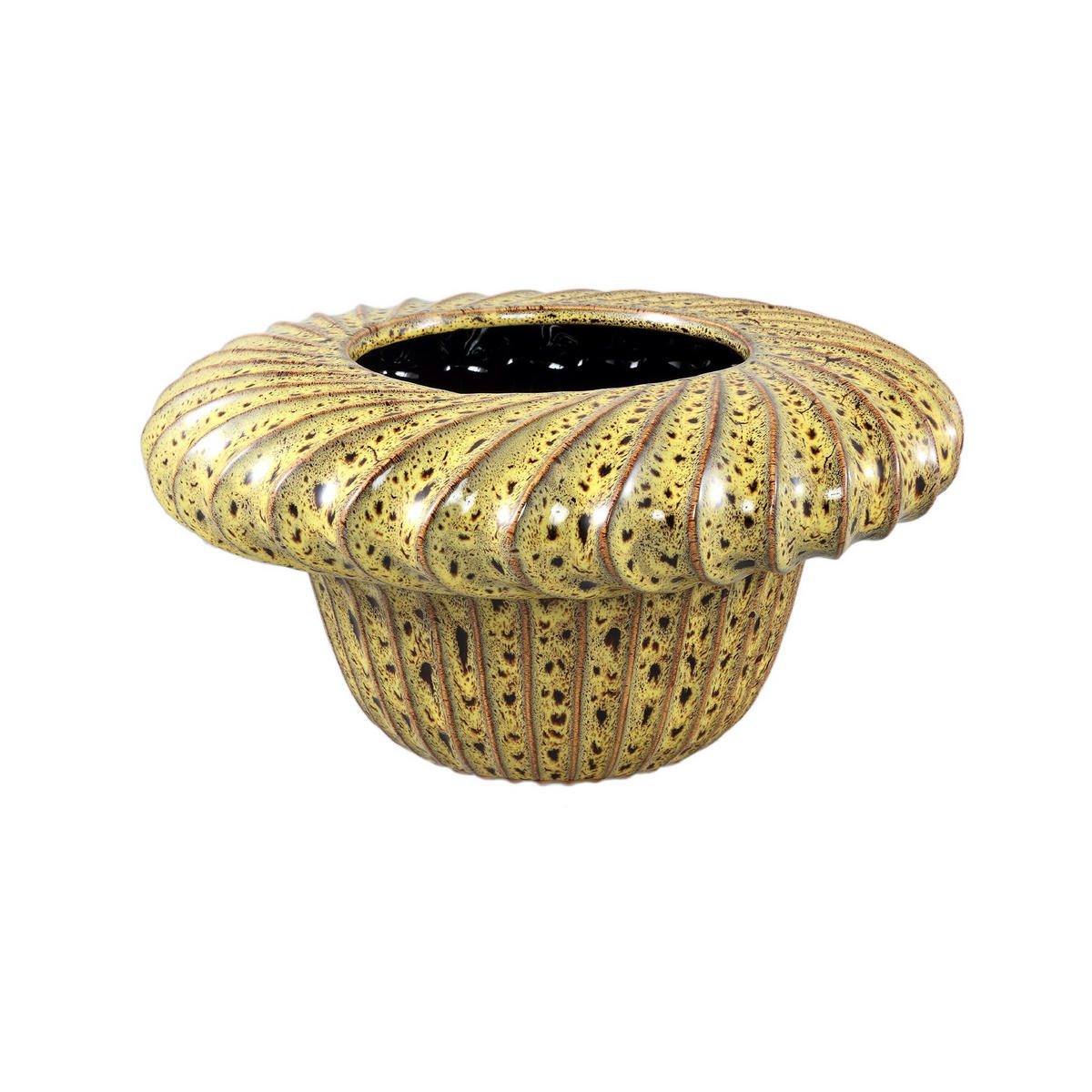 TOPF Sindi Gelb 35/35/19.5cm - Gelb, Keramik (19.5cm) - PTMD Collection