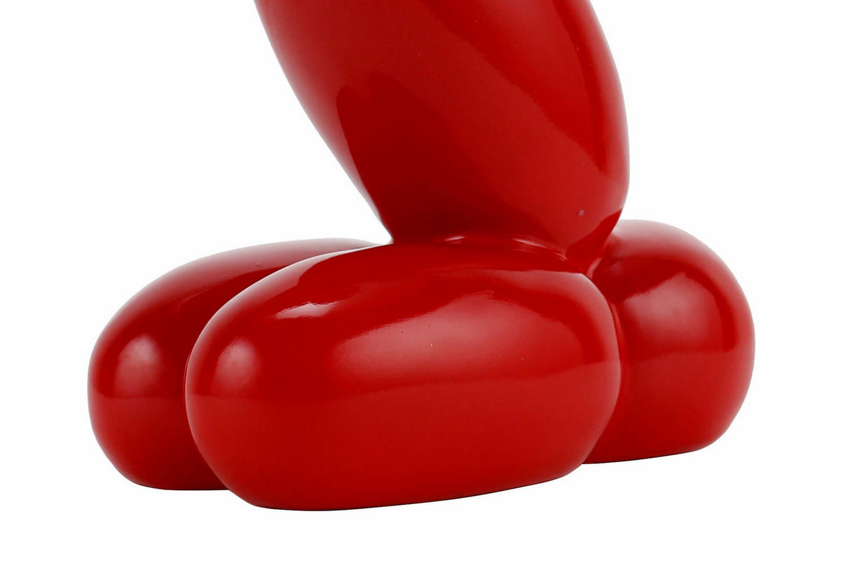 SKULPTUR Rot 18/32 cm - Rot, Stein (0.85/32/11cm) - KUNSTLOFT