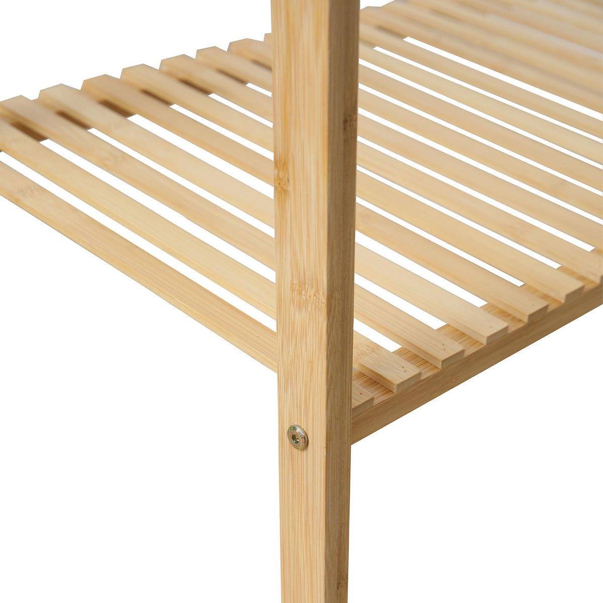 GARDEROBENSTÄNDER LANA Bambus - Naturfarben, Holz (100/159/45cm) - SVITA