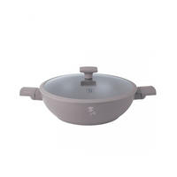 WOK mit Deckel 30cm Bh-8095 55832 - Grau, Metall (30cm) - Berlinger Haus