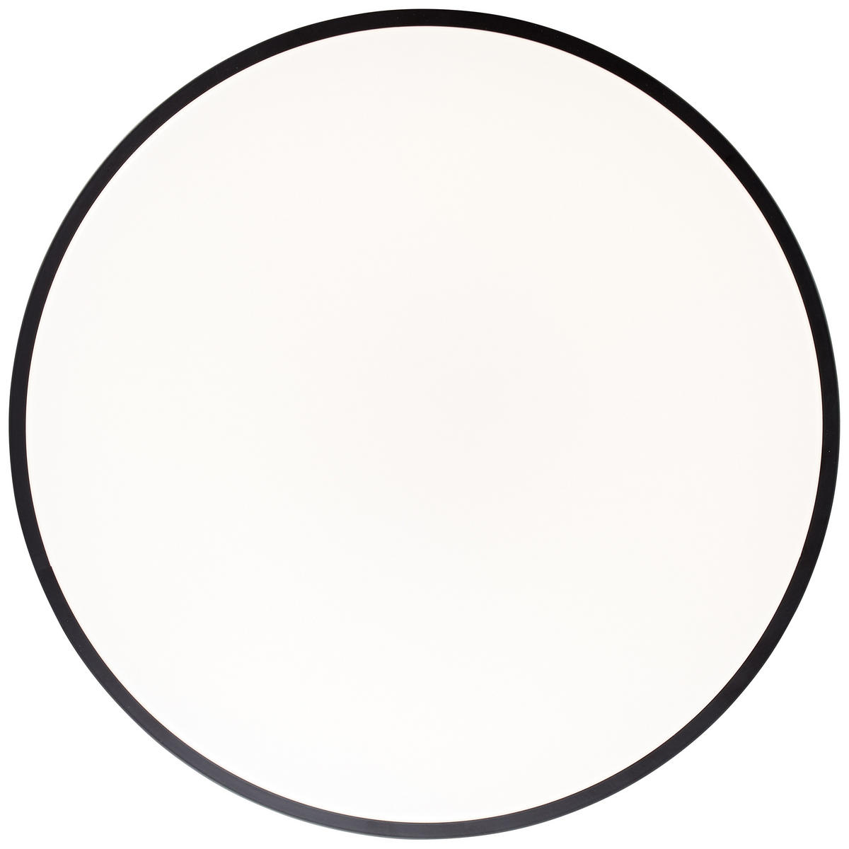 DECKENLEUCHTE Slimline G80570A76 - Schwarz, Metall (49/49/8cm) - Brilliant