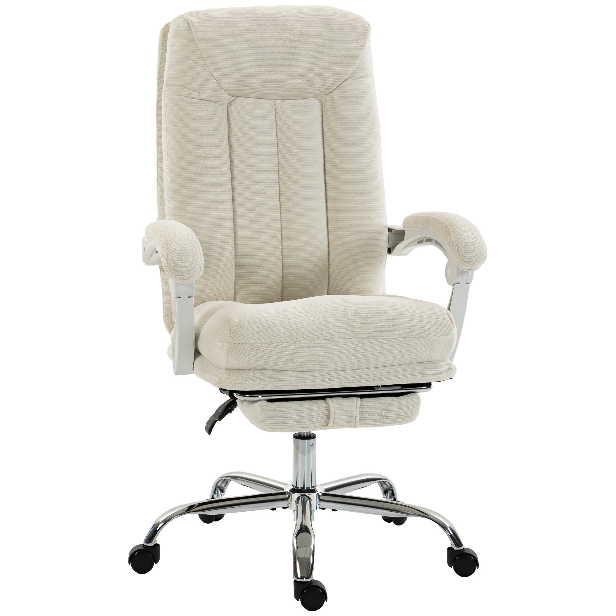 BÜROSTUHL Creme 69.0/68.0/117.0 cm - Creme, Textil (68/117/69cm)
