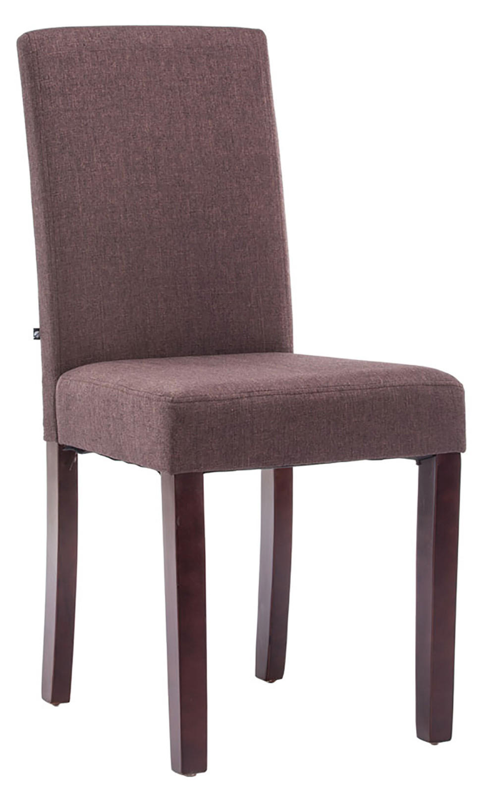 ESSZIMMERSTUHL Ines Stoff, Gestell Holz Cappuccino Braun - Braun/Cappuccino, Holz/Textil (41/91/47cm) - TPFLiving