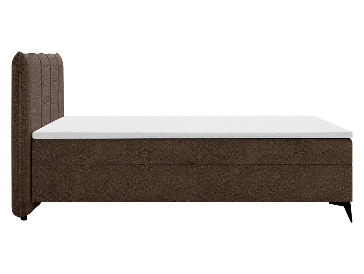 BOXBETT Eco Bis - H3 - Schwarz/Braun, Holz/Holzwerkstoff (160/200cm) - MIRJAN24