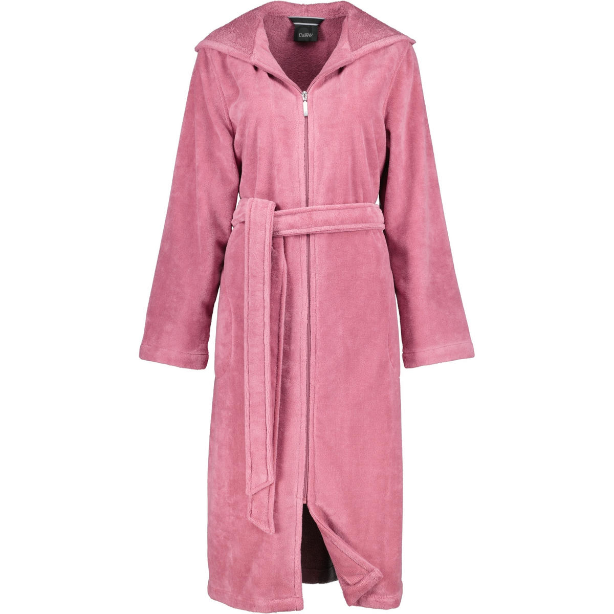 BADEMANTEL DAMEN KAPUZE 837 BLUSH - 22 - Rosa, Textil (Mnull) - Cawoe