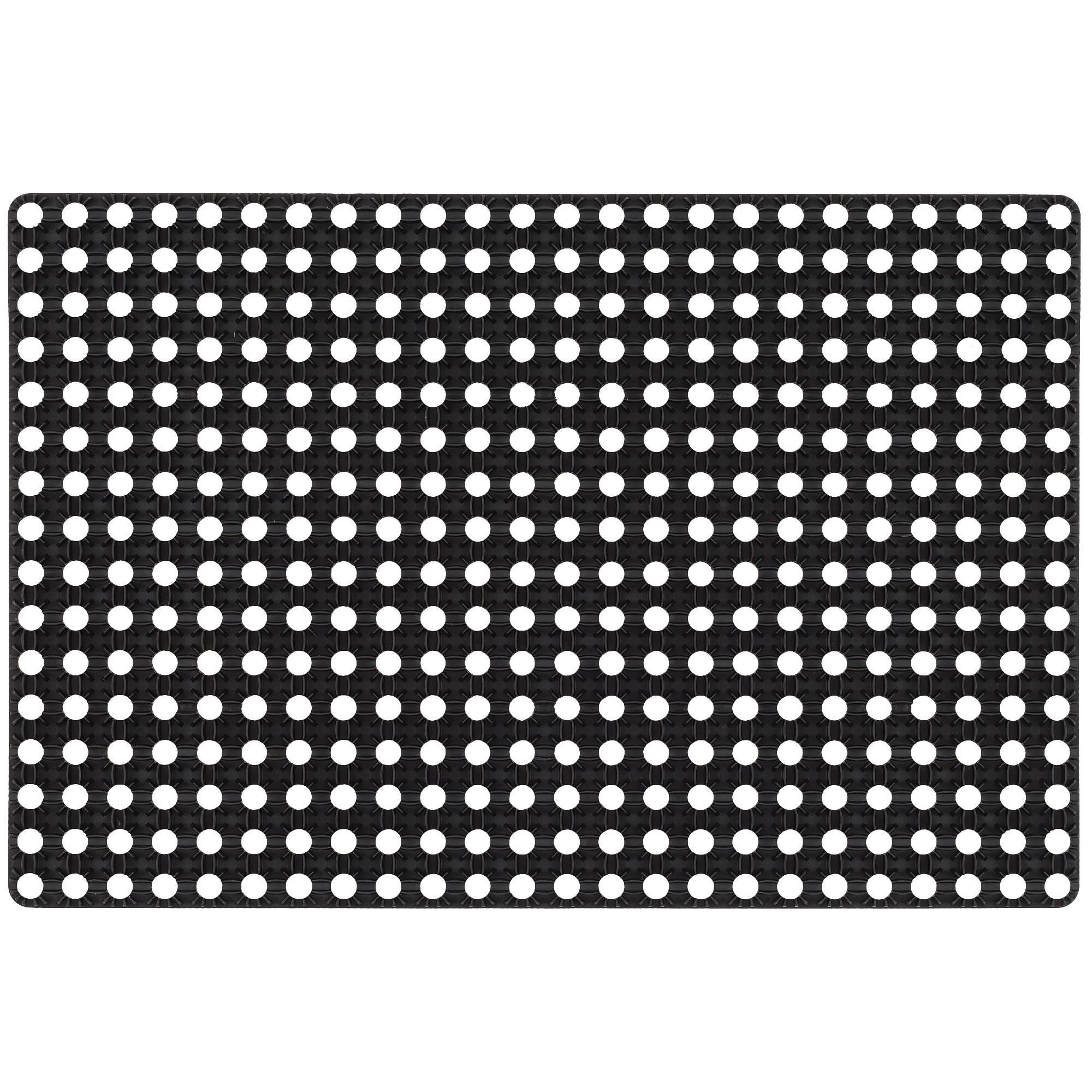 FUSSMATTE SAUBERLAUF GUMMIMATTE SWING - Schwarz, Kunststoff (40/60cm) - Pergamon