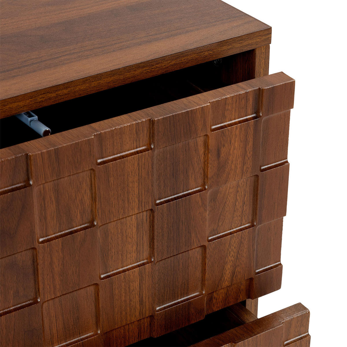 COMODĂ 45/100/40 Canadá aspect de nuc comun - culoare nucă, compozit lemnos (45/100/40cm) - VS Venta-stock