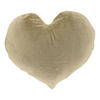 DEKOKISSEN Crush Beige 65/60/8 cm - Beige, Textil (60/65cm) - Unique Living