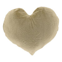 DEKOKISSEN Crush Beige 65/60/8 cm - Beige, Textil (60/65cm) - Unique Living