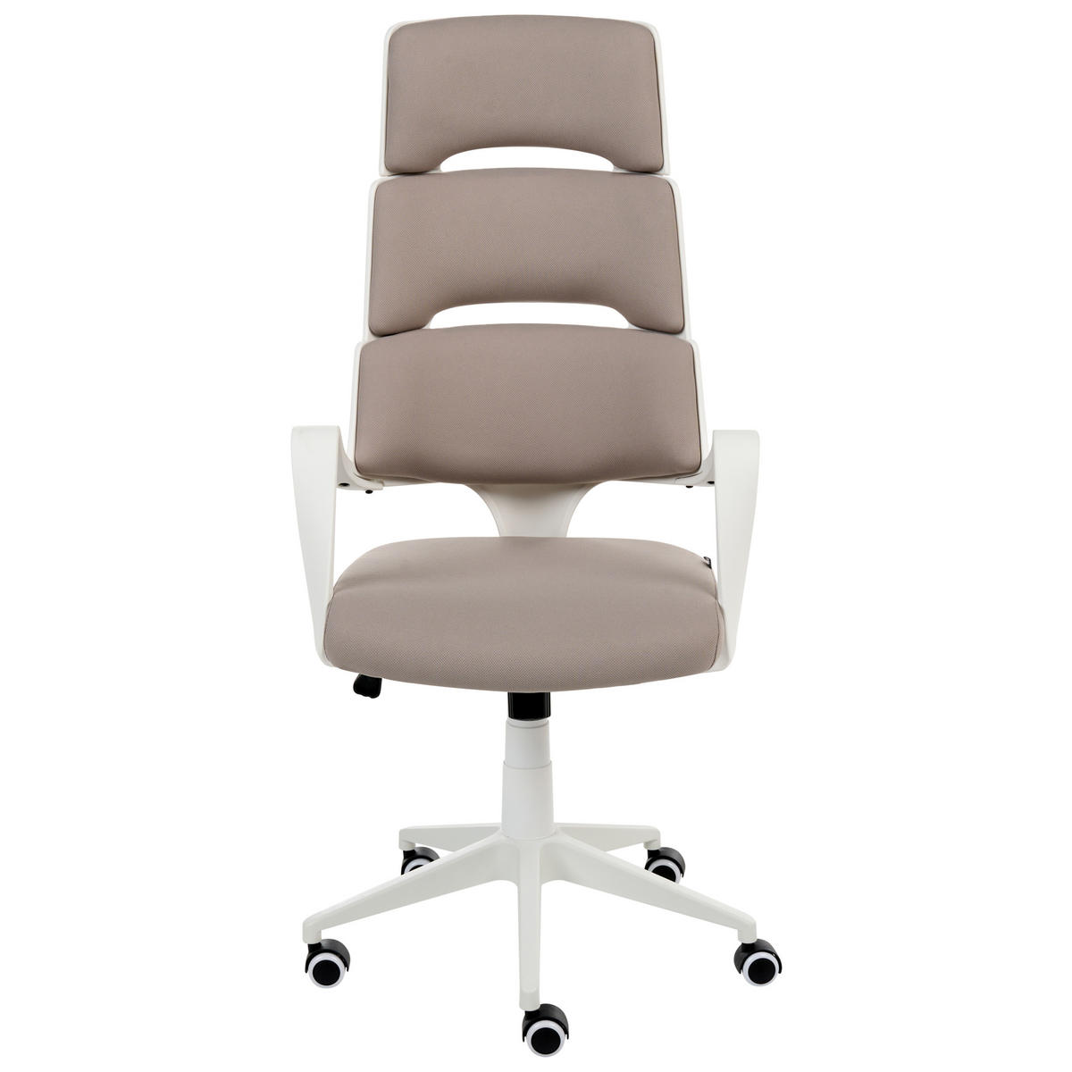 BÜROSTUHL Taupe Grandiose - Taupe, Textil (66/111/52cm) - Beliani