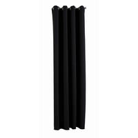 VORHANG »NEW YORK« HxB 245x140 cm Schwarz - Schwarz, Textil (140/245cm) - Gardinenbox