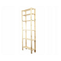 HOLZREGAL WOODLAND 230x80x30cm 6 Fachboden Kiefernholz Natur - Naturfarben, Holz (80/230/30cm) - PROREGAL