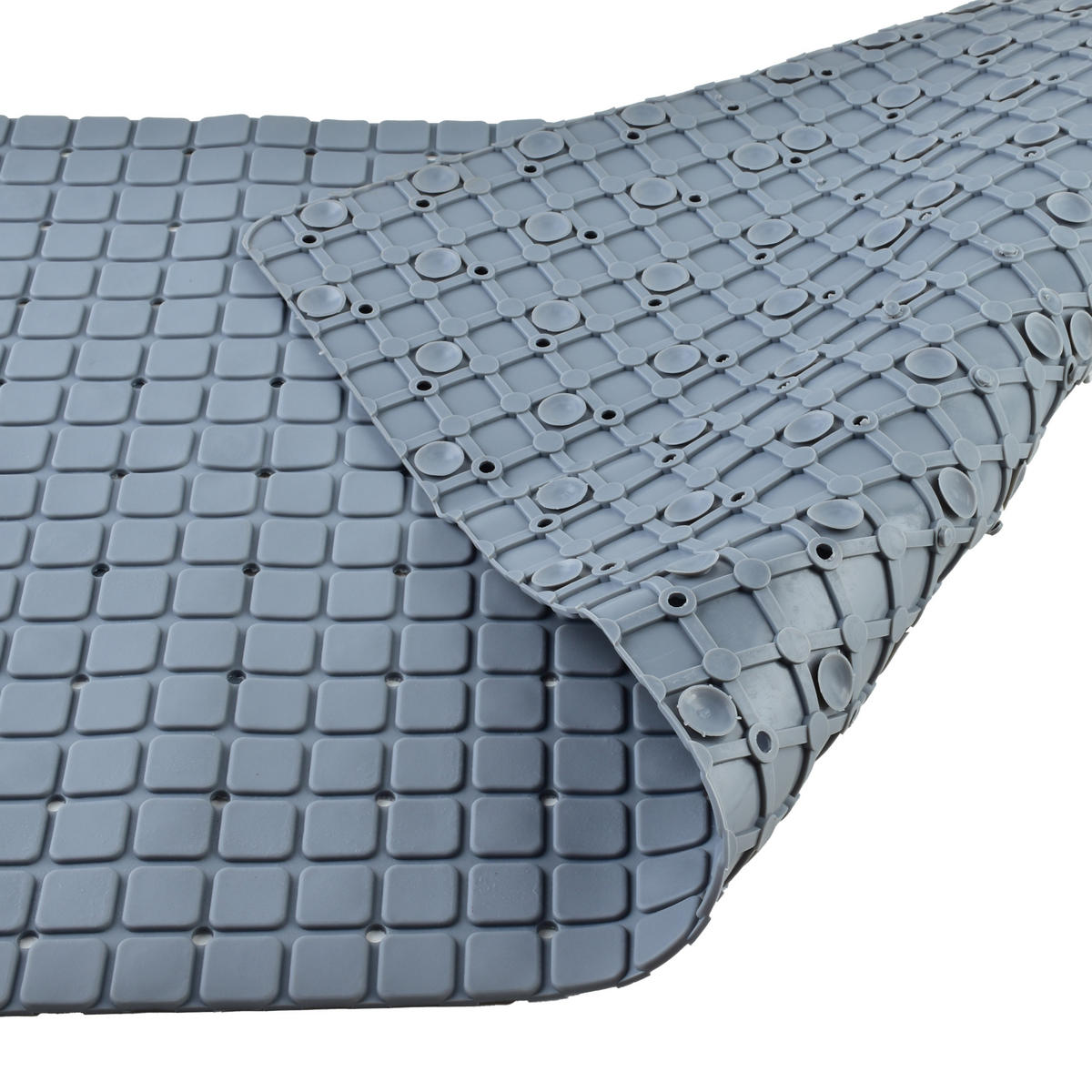 BADTEPPICH Zac Grau 80/40/2 cm Textilien - Grau, Textil (40/80cm) - Mondex
