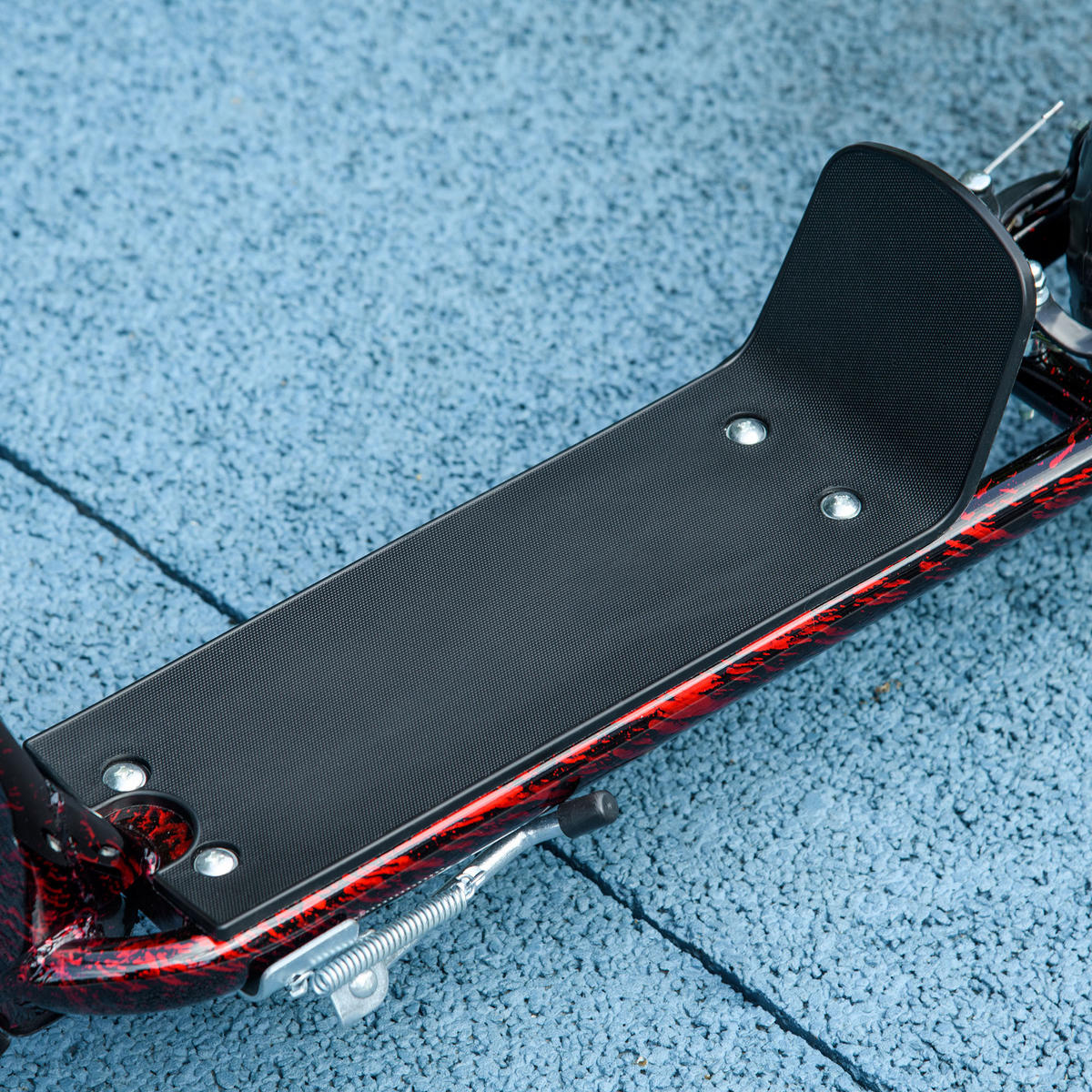 KINDERROLLER Scooter Tretroller mit verstellbarem Lenker, großen Rädern Rot - Rot, Metall (118/52/88cm) - AIYAPLAY